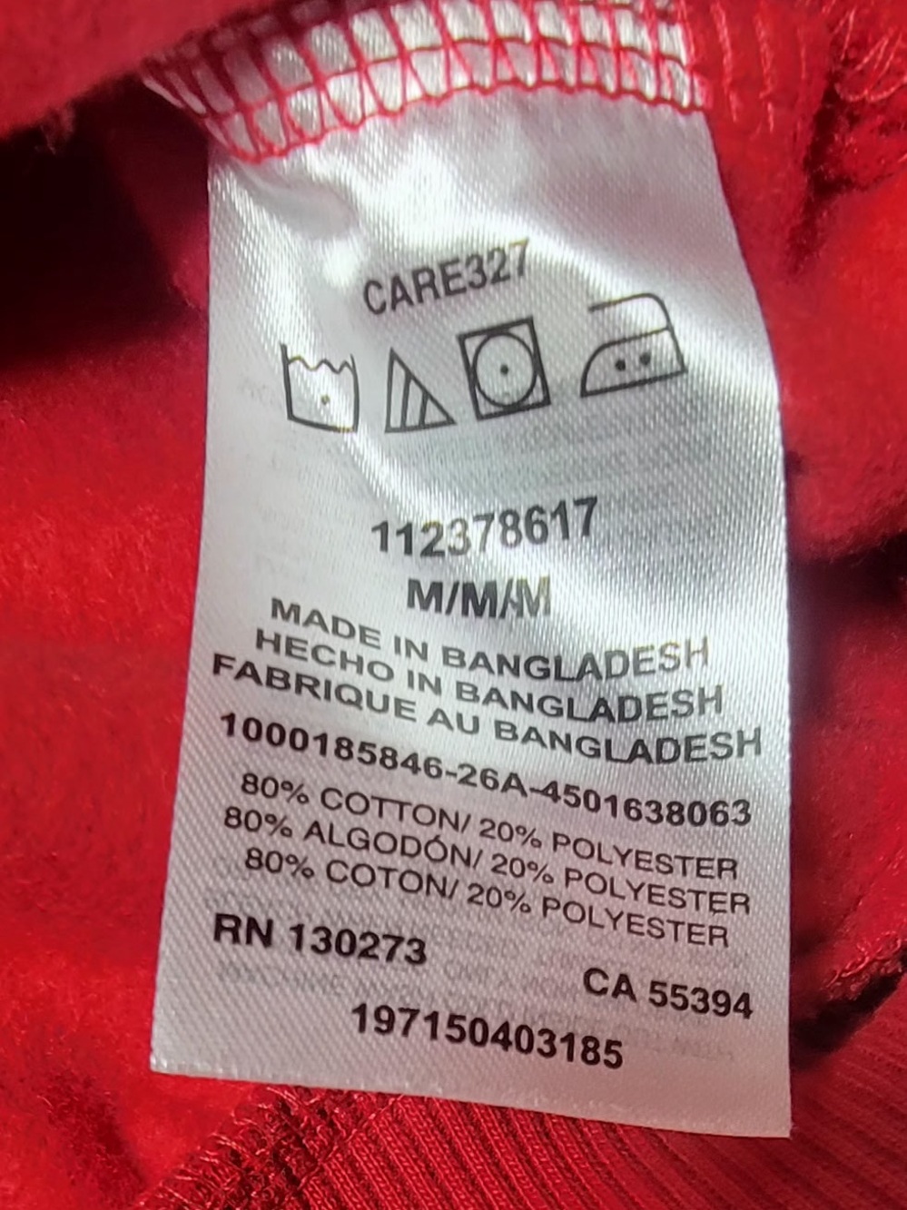 Wrangler Red Crewneck Sweatshirt with Western Embroidery - Picture 9 of 12